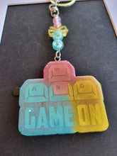Load image into Gallery viewer, Pan Pride Gamer Keychain
